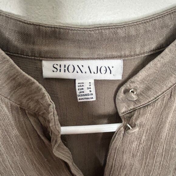 Shona Joy Silky Balloon Sleeve Elton Dress - Picture 4 of 7